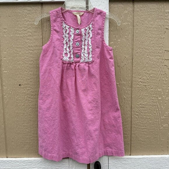 Matilda Jane Sleeveless Linen Cotton Shift Dress Girl’s Size 10 Pink - Picture 1 of 6